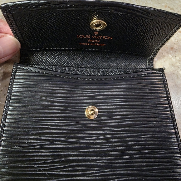 Louis Vuitton Other - Louis Vuitton Black Leather Wallet
